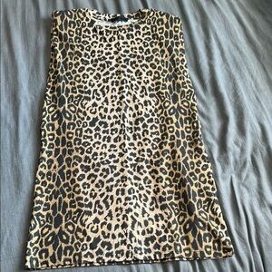 ALLSAINTS Leopard Print Sleeveless Top